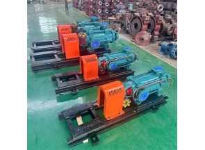 2台D46-50X4泵带底座 2台D12-25X6泵带底座 发往安徽